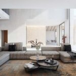 Render interior de un salón en Madrid