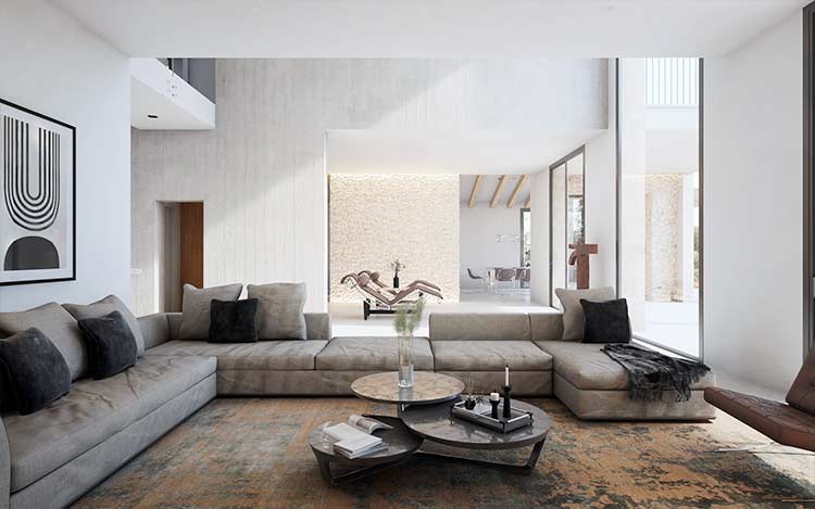 Renders for a rustic villa in Santanyí, Mallorca