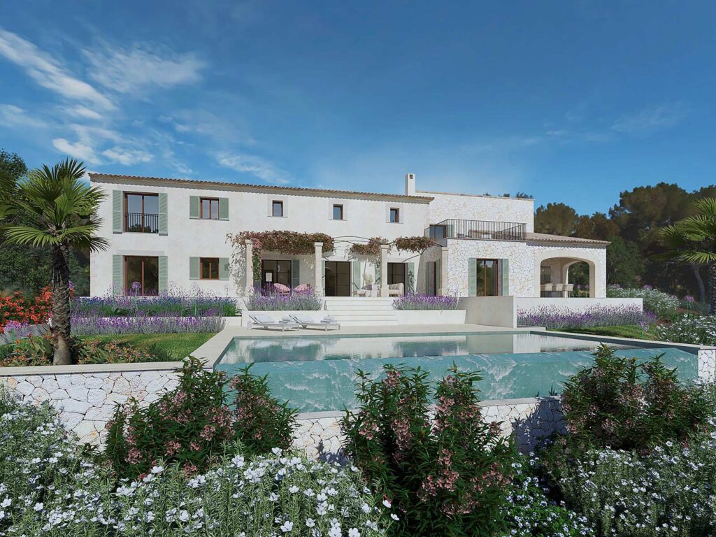 Renders para una finca rústica